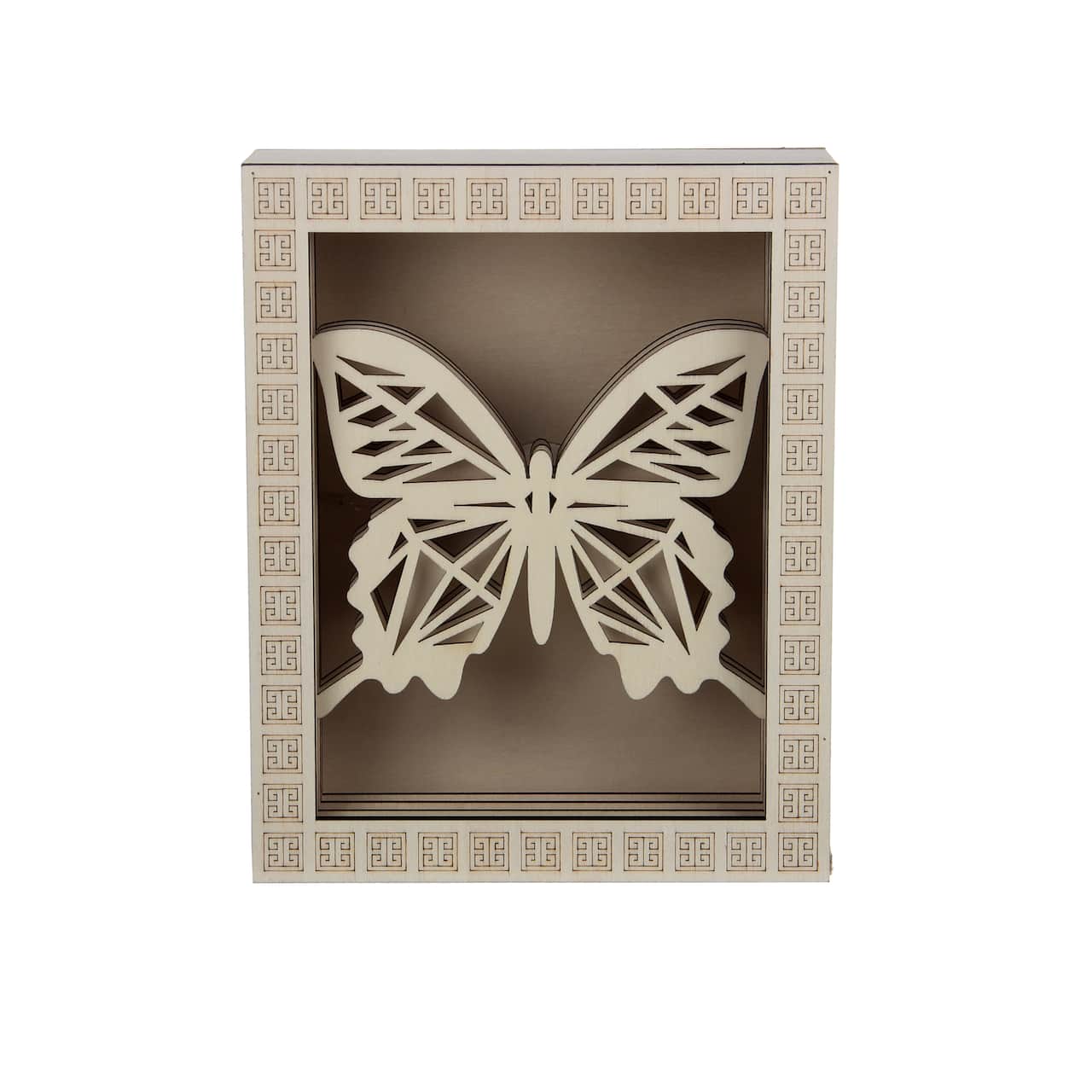 Jonathan Adler x Michaels 8.75" Geometric Butterfly DIY LED Shadow Box Décor